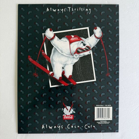 Vintage Coca Cola Coke Soft Drink Folders Spiral Notebook 1997 Memorabilia Qty 4 - Picture 7 of 13